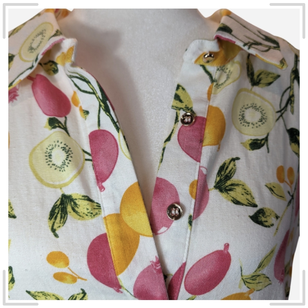 Cynthia Rowley Fruit Dress Size 14 - Picture 5 of 8